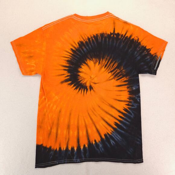 Gildan Casual Crew Neck Short Sleeve T Shirt Mens Size Medium M Tie-dye Multi - Picture 9 of 9